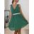 Šaty elegantní bez rukávů dámské (S/M ONE SIZE) ITALSKÁ MÓDA IMM22917 black S/M