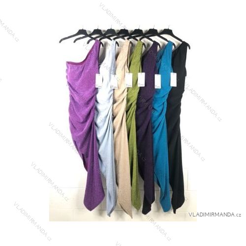 Šaty letní na ramínka dámské (S/M ONE SIZE) ITALSKÁ MÓDA IMPBB22B21841