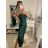 Sleeveless summer dress satin women's (uni s / m) ITALIAN MODE IM319199