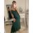 Sleeveless summer dress satin women's (uni s / m) ITALIAN MODE IM319199