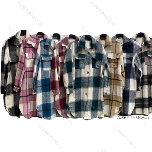 Women's long fleece coat (M / L ONE SIZE) ITALIAN FASHION IMD211105