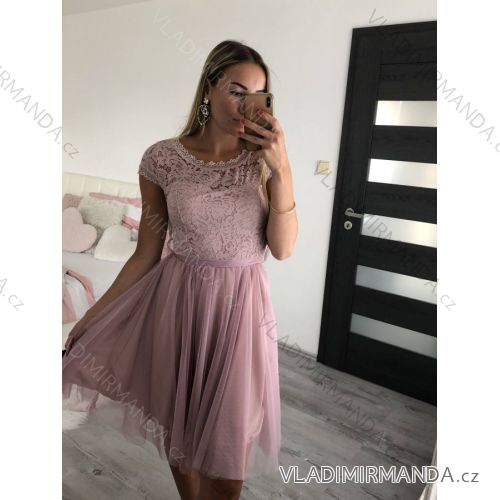 Elegant Sleeveless Ball Gown Lace (uni s-m) ITALIAN FASHION IM919919