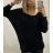 Women's long sleeve sweater (uni s / m) ITALIAN FASHION TM922STAR Brown M / L