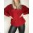 Women's long sleeve sweater (uni s / m) ITALIAN FASHION TM922STAR Brown M / L