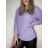 Women's long sleeve sweater (uni s / m) ITALIAN FASHION TM922STAR Brown M / L