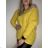 Women's long sleeve sweater (uni s / m) ITALIAN FASHION TM922STAR Brown M / L