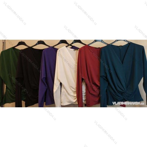 Tunika dlouhý rukáv dámská (S/M ONE SIZE) ITALSKÁ MÓDA IMPMM22225480060