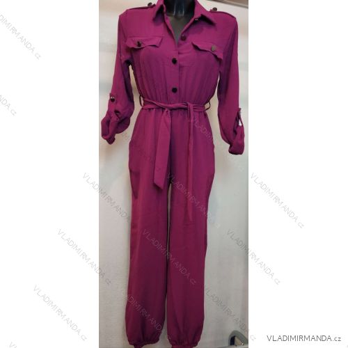 Women's Long Shirt Long Sleeve Jumpsuit (S/M ONE SIZE) ITALIAN FASHION IMPMM221808500125