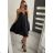 Summer dress with straps women (S / M ONE SIZE) ITALIAN FASHION IMM211288 S/M Royal blue