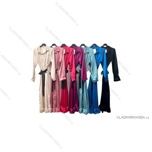 Šaty letní na ramínka dámské (S/M ONE SIZE) ITALSKÁ MÓDA IMPBB22B21841