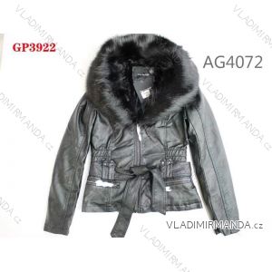 Youth leather jacket for girls (134-164) ACTIVE SPORTS ACT22GP3922