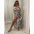 Women's Summer Carmen Off Shoulder Dress (S/M/L ONE SIZE) ITALIAN FASHION IMM22UN5350 white S/M
