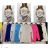 Women's Long Sleeve Mohair Sweater (S/M ONE SIZE) ITALIAN FASHION IMWB22232/01