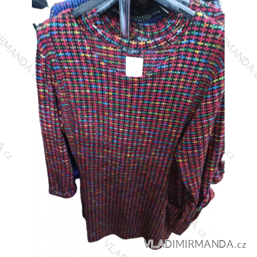 Women's elegant party long sleeve dress (S/M ONE SIZE) ITALIAN FASHION IM322282