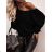 Women's long sleeve sweater (uni s / m) ITALIAN FASHION TM922STAR Brown M / L
