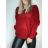 Women's long sleeve sweater (uni s / m) ITALIAN FASHION TM922STAR Brown M / L