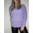 Women's long sleeve sweater (uni s / m) ITALIAN FASHION TM922STAR Brown M / L
