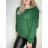 Women's long sleeve sweater (uni s / m) ITALIAN FASHION TM922STAR Brown M / L