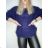 Women's long sleeve sweater (uni s / m) ITALIAN FASHION TM922STAR Brown M / L