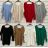 Women's Oversize Long Sleeve Knitted Sweater (S/M ONE SIZE) ITALIAN FASHION IMWY22209