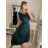 Šaty letní na ramínka dámské (S/M ONE SIZE) ITALSKÁ MÓDA IMPBB22B21841 <p>Royal blue</p> S/M