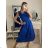 Šaty letní na ramínka dámské (S/M ONE SIZE) ITALSKÁ MÓDA IMPBB22B21841 <p>Royal blue</p> S/M