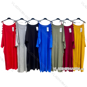 Women's Long Maxi Long Sleeve Dress (2XL/3XL ONE SIZE) ITALIAN FASHION IMD22719