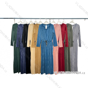 Women's Warm Long Sleeve Dress (L / XL ONE SIZE) ITALIAN FASHION IM421MIA