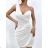 Women's elegant evening dress with straps (S/M ONE SIZE) ITALIAN FASHION IMM22LS23900