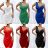 Women's elegant evening dress with straps (S/M ONE SIZE) ITALIAN FASHION IMM22LS23900