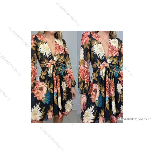 Šaty letní na ramínka dámské (S/M ONE SIZE) ITALSKÁ MÓDA IMPBB22B21841