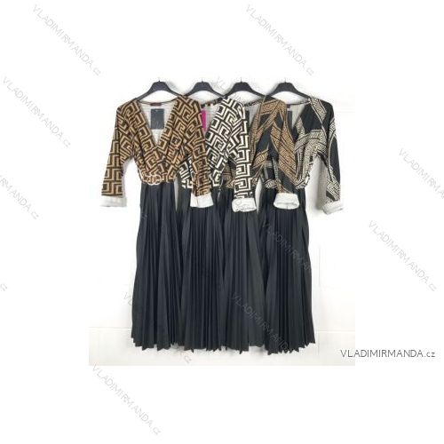 Šaty letní na ramínka dámské (S/M ONE SIZE) ITALSKÁ MÓDA IMPBB22B21841