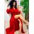 Elegant Long Sleeve Dress Women (S / M.ONE SIZE) ITALIAN FASHION IMM211302