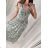 Šaty košilové dlouhý rukáv dámské (S/M ONE SIZE) ITALSKÁ MODA IMB229927