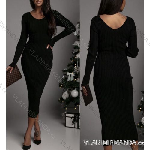 Dress with 3/4-sleeve ladies pocket (uni sl) ITALIAN Fashion IM3181746