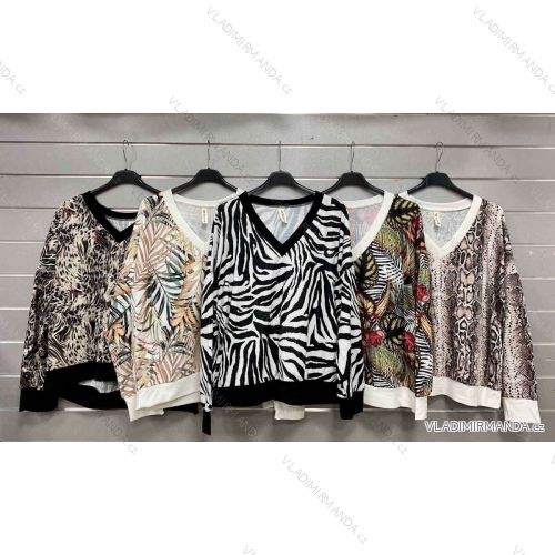 Dress with 3/4-sleeve ladies pocket (uni sl) ITALIAN Fashion IM3181746