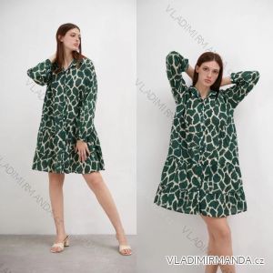 Women's Long Sleeve Shirt Dress (S/M ONE SIZE) ITALIAN FASHION IMPLI224165