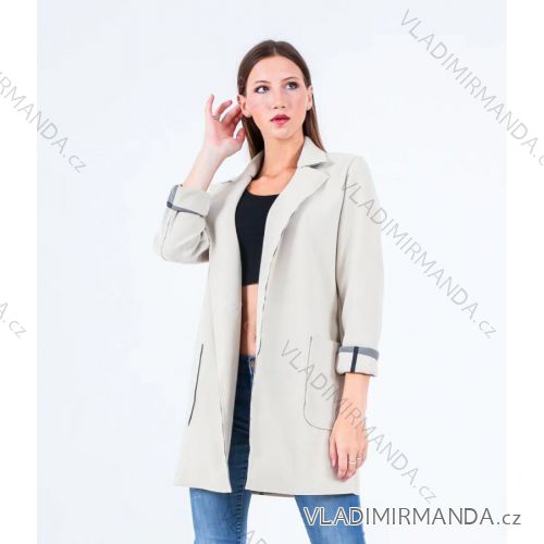 Women's Autumn Slim Long Sleeve Coat (S/M ONE SIZE) ITALIAN FASHION IMPLI229522
