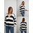 Women's Long Sleeve Button Up Sweater (S/M ONE SIZE) ITALIAN FASHION IMPLI229061