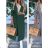 Women's Fluffy Long Sleeve Coat (M/L ONE SIZE) ITALIAN FASHION IMWB22267