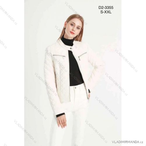 Bunda koženková slabá jarní dámská (vel xs-l) ITALSKÁ MÓDA IMM20536