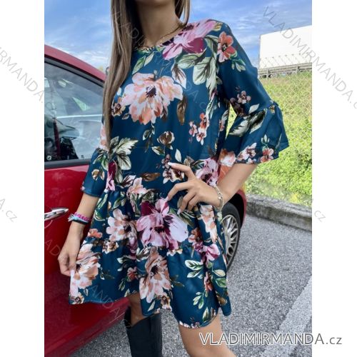 Šaty letní na ramínka dámské (S/M ONE SIZE) ITALSKÁ MÓDA IMPBB22B21841