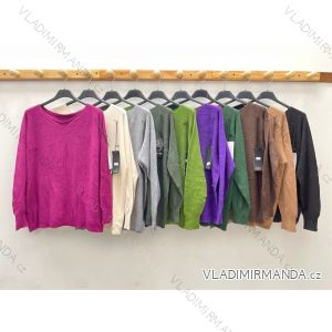 Women's Long Sleeve Knitted Sweater (S/M ONE SIZE) ITALIAN FASHION IMPDY22XYF5111