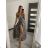 Women's Summer Long Satin Strapless Dress (S/M ONE SIZE) ITALIAN FASHION IMM22931