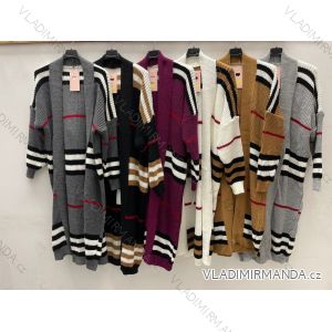 Women's Long Sleeve Knitted Cardigan (S/M ONE SIZE) ITALIAN FASHION IMPLI227095