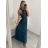Women's Long Elegant Party Sleeveless Dress (S/M ONE SIZE) ITALIAN FASHION IMM22FS52701