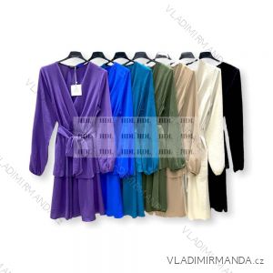 Šaty letní na ramínka dámské (S/M ONE SIZE) ITALSKÁ MÓDA IMPBB22B21841