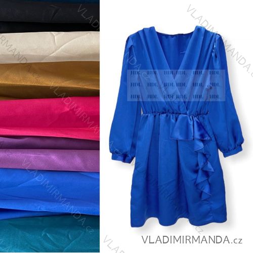 Šaty letní na ramínka dámské (S/M ONE SIZE) ITALSKÁ MÓDA IMPBB22B21841