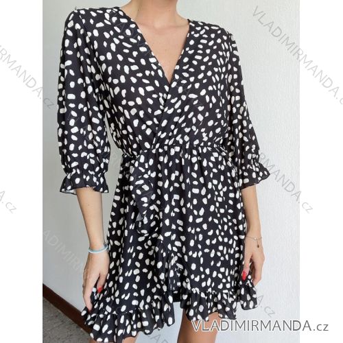 Šaty letní na ramínka dámské (S/M ONE SIZE) ITALSKÁ MÓDA IMPBB22B21841