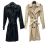 Women's Autumn Leather Long Sleeve Coat (S/M ONE SIZE) ITALIAN FASHION IMPLM2255500